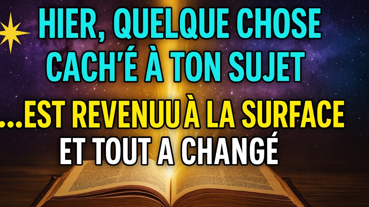 💫 Hier, quelque chose de caché chez toi est apparu… et a tout changé.