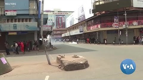Kenya police clash with protestors as calls for president’s resignation continue