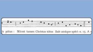 Lauda Sion Salvatorem (Corpus Christi, Sequence) chords