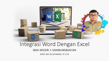 Integrasi Word Dengan Excel