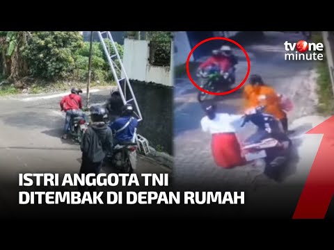 Detik-detik Penembakan Istri TNI di Semarang | tvOne Minute