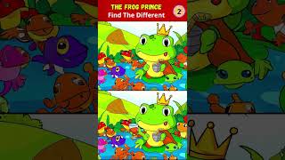 "THE FROG PRINCE" - Find The Differences #shorts  #quiz #games screenshot 1