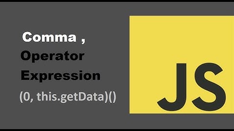 JavaScript | comma operator expression