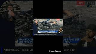 Adoniyah720 Reacts: "Police Find Body Hanging and Burned in Houston!" #short