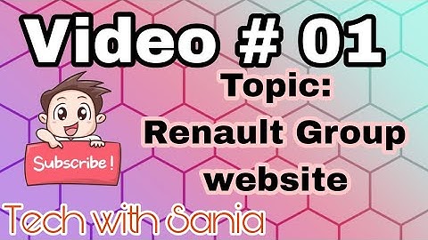 How to use Renault Group website easily guidelines from this video