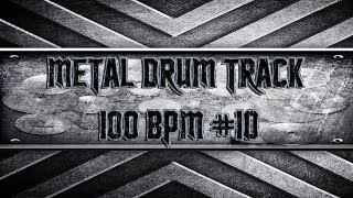 Easy Metal Drum Track 100 BPM (HQ,HD)