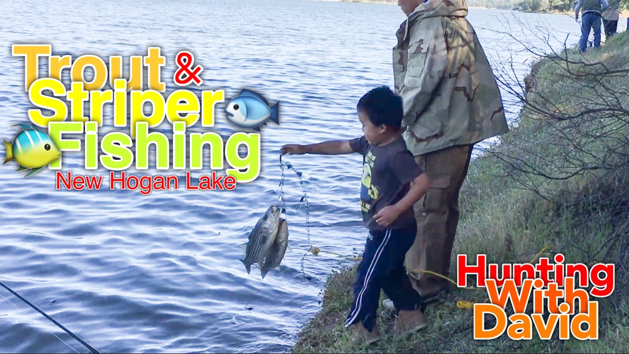 Trout and Striper Fishing New Hogan Lake Maa Jay Yerr Hmong Nuv