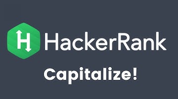 HackerRank - Capitalize! - Python