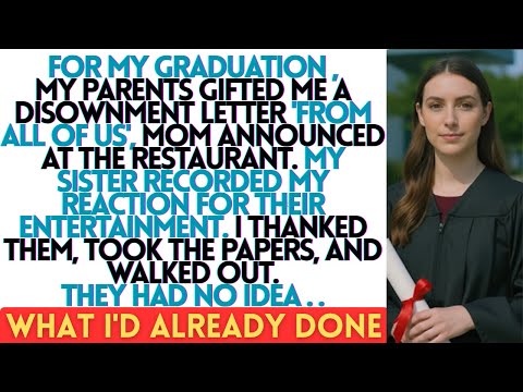 My Parents Gave Me Disownment Papers For My Graduation    Until The CEO Called My Name   They Froze