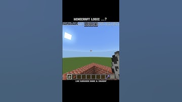 Minecraft LOGIC? 🤔 #minecraft​ #shorts​ #viralshorts