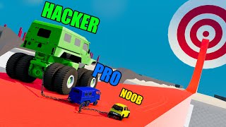 NOOB vs PRO vs HACKER #58 - Beamng drive
