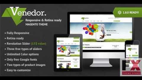 Preview Venedor - Premium Responsive Magento Theme