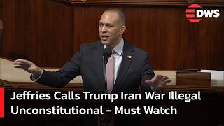 FULL FIERY SPEECH: House Floor Showdown Jeffries Challenges Trump on Unauthorized Iran Attack | AC14
