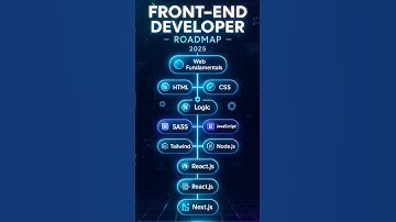 Front-End Developer Roadmap 2025 🚀 | Start Your Web Dev Journey Today