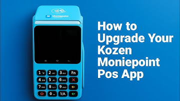 How to update Moniepoint Kozen POS device