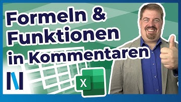 Excel VBA: So kannst Du Dir Formeln und Funktionen in Kommentaren bzw. Notizen anzeigen lassen!