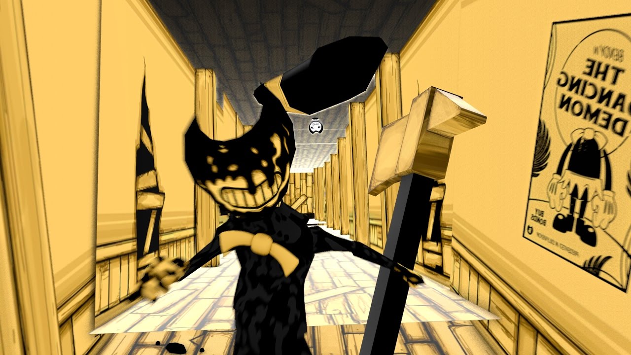 Ink Bendy Jumpscare Bendy And The Ink Machine Sfm Movie Youtube - bendy and ink bendy meet classic monster bendy roblox