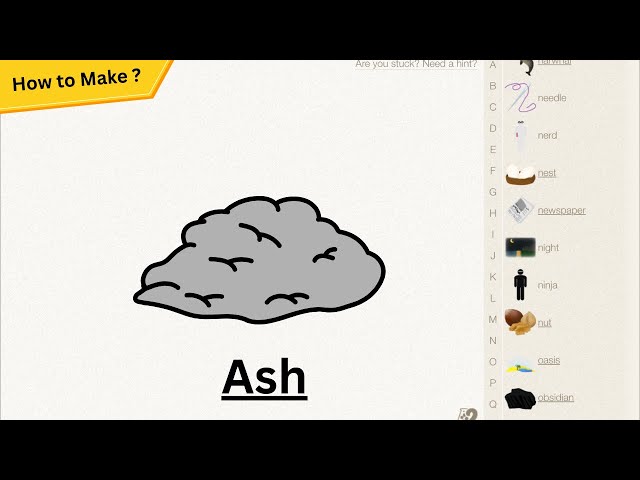 Little Alchemy How To Make Ash #gameplay #gamerboy 