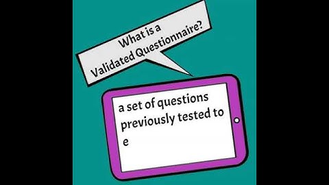 What is a Validated Questionnaire? #shorts