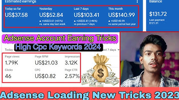 Adsense Loading Kaise Kare | How To Make Adsense Loading | Organic Traffic | High Cpc Keywords | New