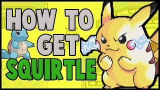 How to get Squirtle on Pokemon Yellow