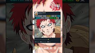 The Moment When Gaara Used His Sand Coffin Jutsu Against Rock Lee