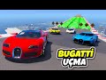 🚀 Bugatti Ailesi Arabalar Hızlandırıcılı Uçma Parkurunda 🚀 GTA 5