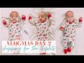 *VLOGMAS* day 2- Christmas shopping for the TRIPLETS!!