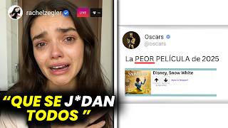 Rachel Zegler En Lágrimas Mientras Woke Snow White Nominada A Peor Película Del Año