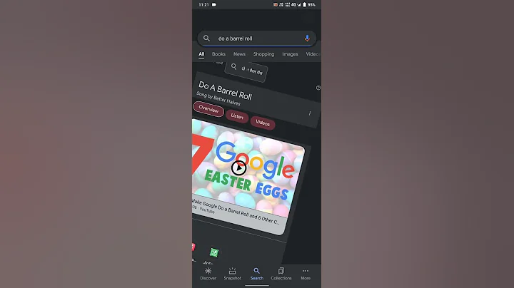 Google Trick | Do A Barrel Roll #shorts #viral