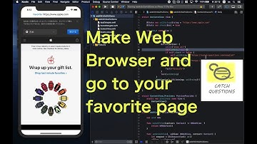 How to make bookmarks to browse your favorite web page quickly | SwiftUI - Catch Questions Academy