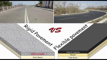 Basic transportation engineering- Difference between flexible pavement and rigid pavement