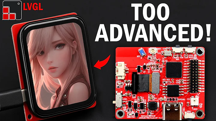 ESP32-S3 AMOLED Touch Display Unboxing & Setup with LVGL + SquareLine Studio