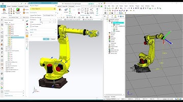 NX MCD connecting to Fanuc RoboGuide with EDAG PS Connect