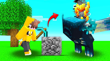 Minecraft But Breaking Blocks Spawn