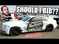 Should I Bid On Post Malone's WRECKED Rolls Royce at Salvage Auction?!