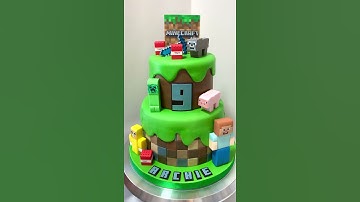 Minecraft cake