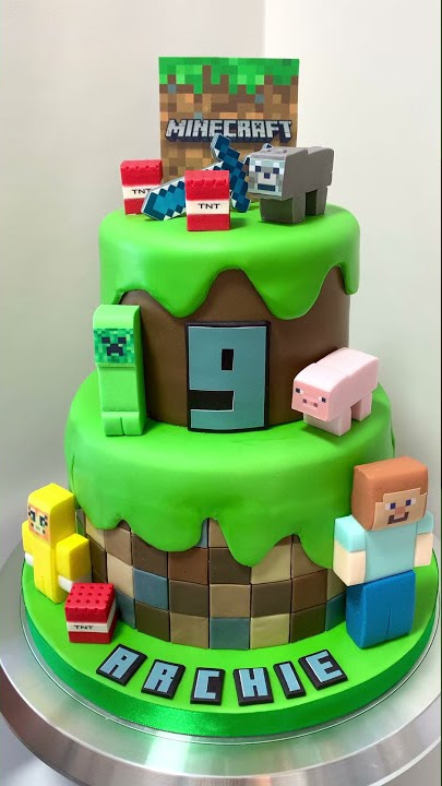 Minecraft cake