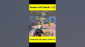 Fastest 1v2 Clutch🔥| 1 Hp 1v2 fight | #viral #shorts #trending #bgmi #1hp #shortvideo #yt