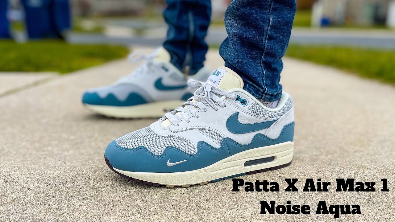 Patta X Air Max 1 Noise Aqua Unboxing & On Feet