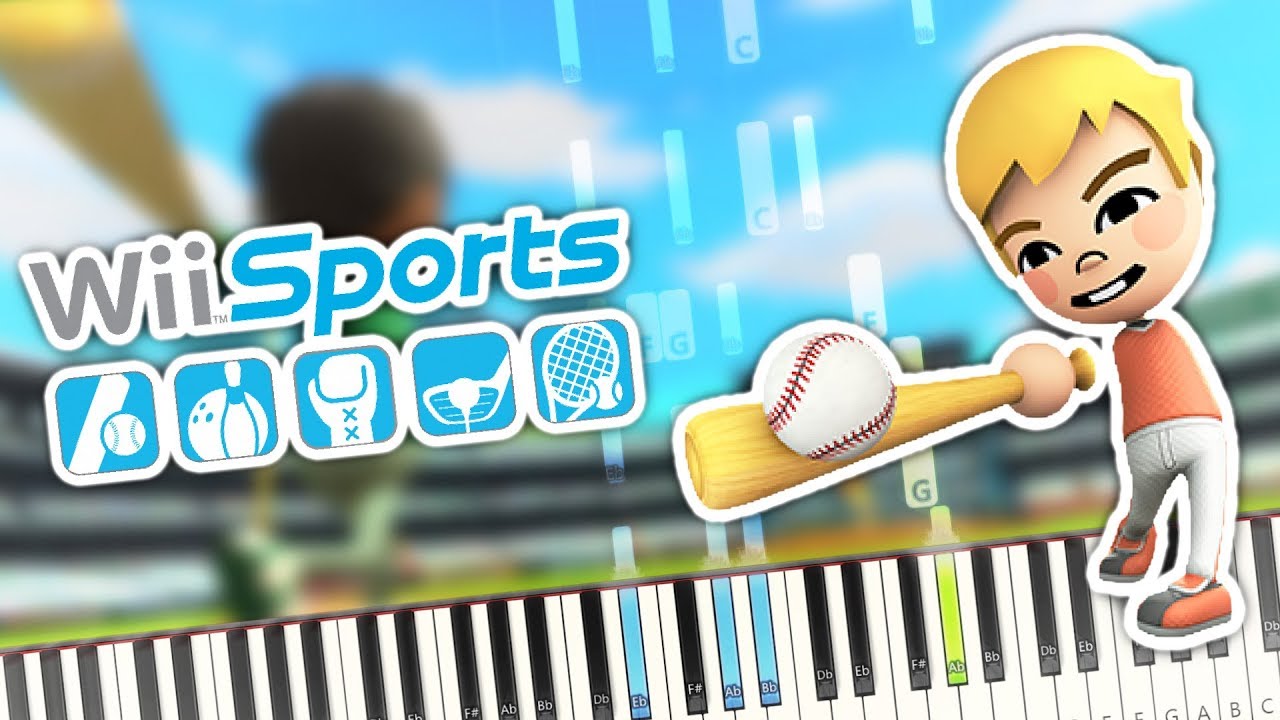 wii sports golf results music