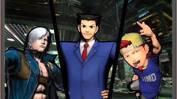 Requested ULTIMATE MARVEL VS. CAPCOM 3 Phoenix Wright/Dante/Viewtiful Joe Arcade Gameplay
