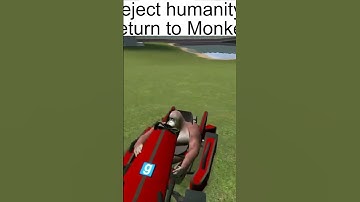 Reject humanity Return to Monke #shorts #gmod