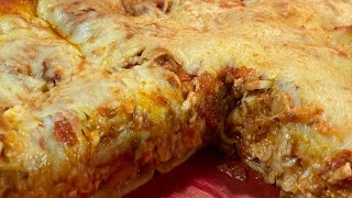 OLD SCHOOL BEEFY CHEESY LASAGNA (MOTIVATIONAL MONDAY DINNER MENU IDEAS)