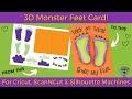 Interactive Monster Feet (or Bigfoot) Card