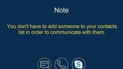Mac - Skype Contacts and Groups