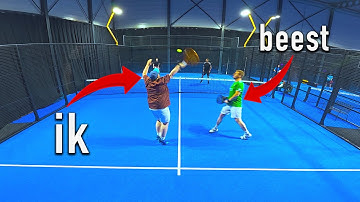 DIT is mijn padel NIVEAU momenteel! (wedstrijd samenvatting) 😤