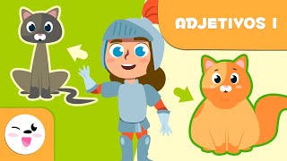 LOS ADJETIVOS  Animales  Vocabulario para niños  Episodio 1