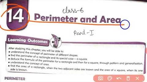 Class 6 Math | Chapter 14 Perimeter and Area Part 1 | mkd agrim academy