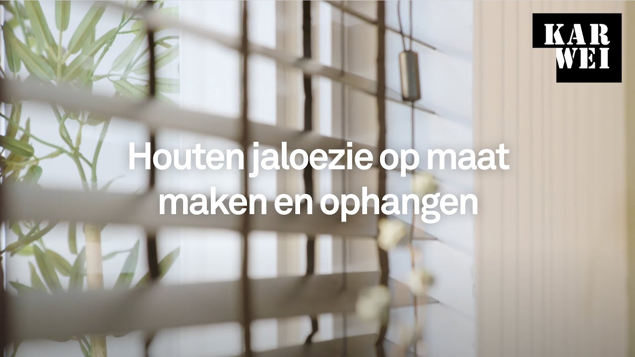 KARWEI | Houten jaloezie op maat maken en -